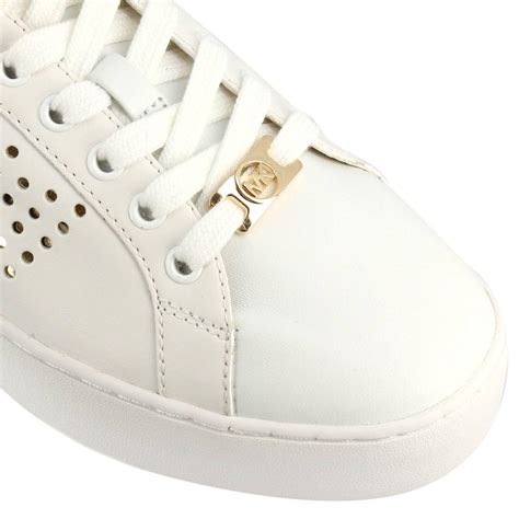 michael kors leather sneakers white fuschia lacces poshmark|Michael Kors high top sneakers.